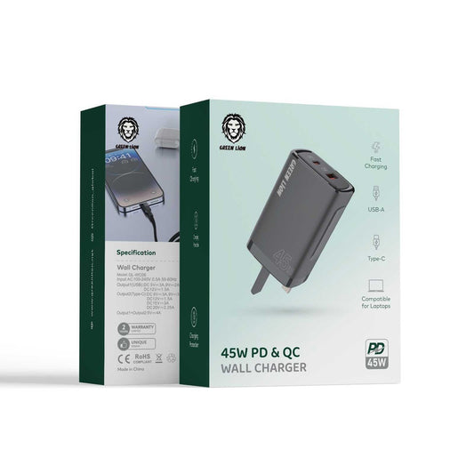 Green Lion 45W PD & QC Wall Charger
