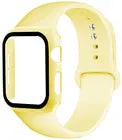 2in1 Silicone Watch Case Band Strap for Apple Watch Band Strap 38 40 42 44 41 44Mm Eco-friendly