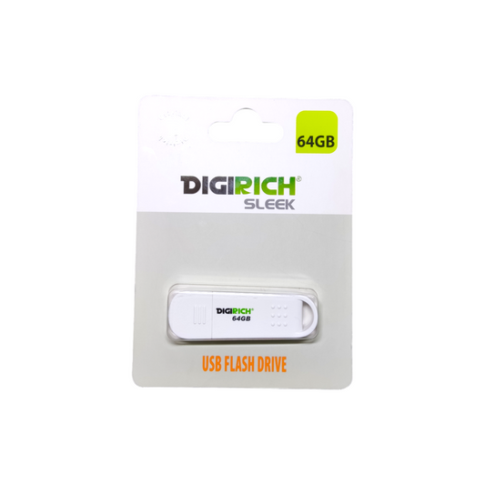 DIGIRICH SLEEK USB FLASH DRIVE 64GB 2.0V