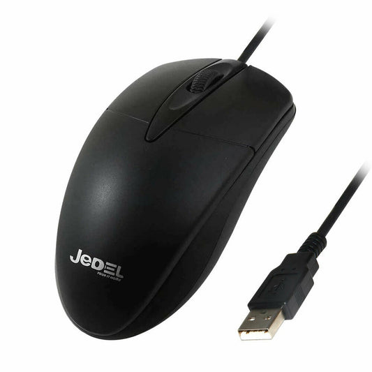 JEDEL MOUSE OPTICAL USB CP72 BLACK