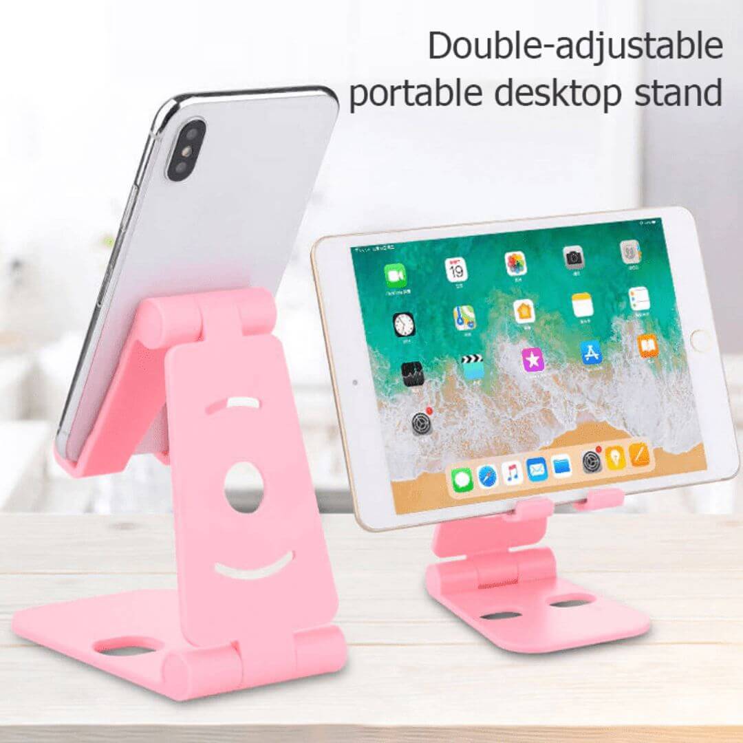 Universal adjustable mobile phone stand, stand desktop Rotating folding portable practical support cellphone watch tv free hands