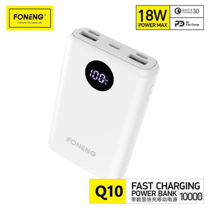 Foneng Q10 PD+QC Fast Charging Power Bank