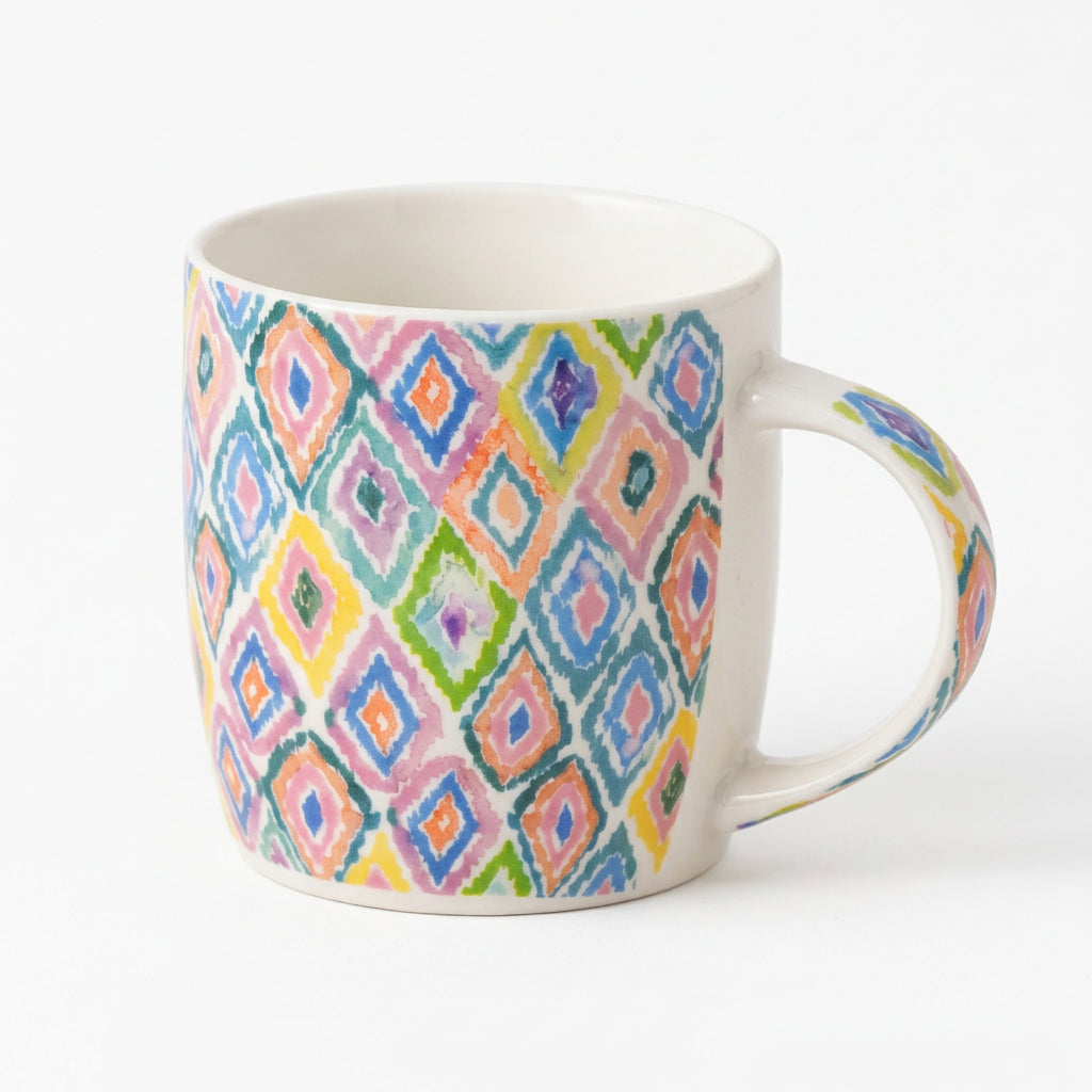 Saida 310ml Colorful Design Ceramic Mug, Dishwasher & Microwave Safe Mug