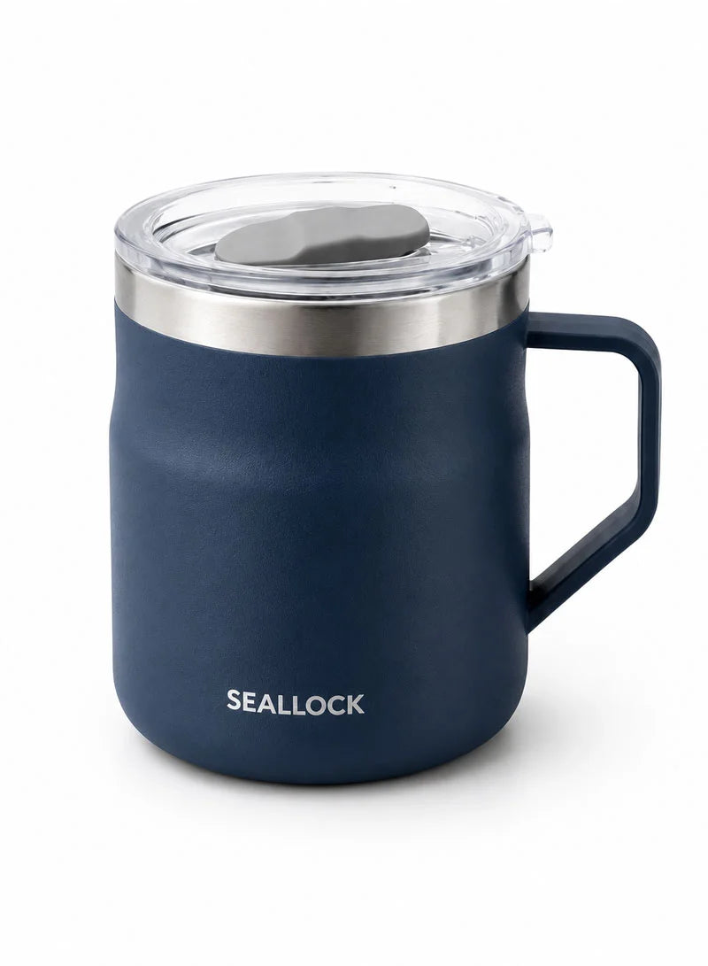 SEALLOCK 560ml 304 Stainless Steel Double-Wall Vacuum Insulated Thermal Mug With Transparent Sliding Lid