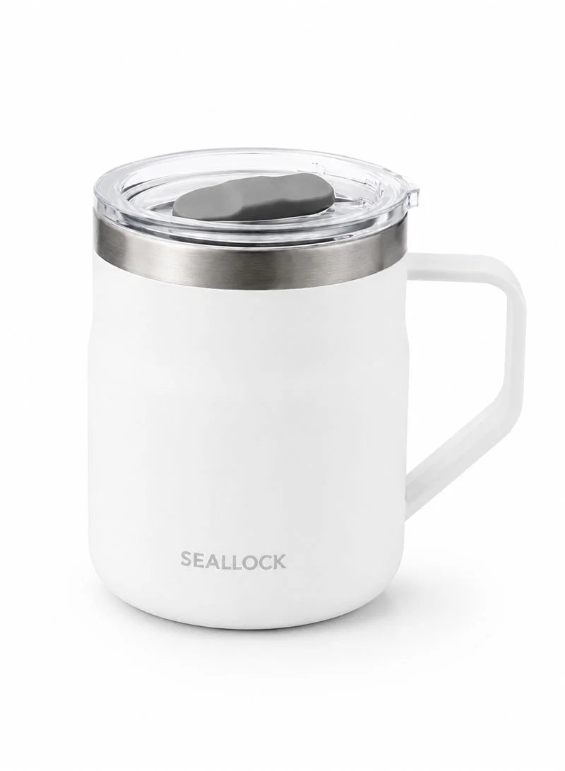 SEALLOCK 560ml 304 Stainless Steel Double-Wall Vacuum Insulated Thermal Mug With Transparent Sliding Lid