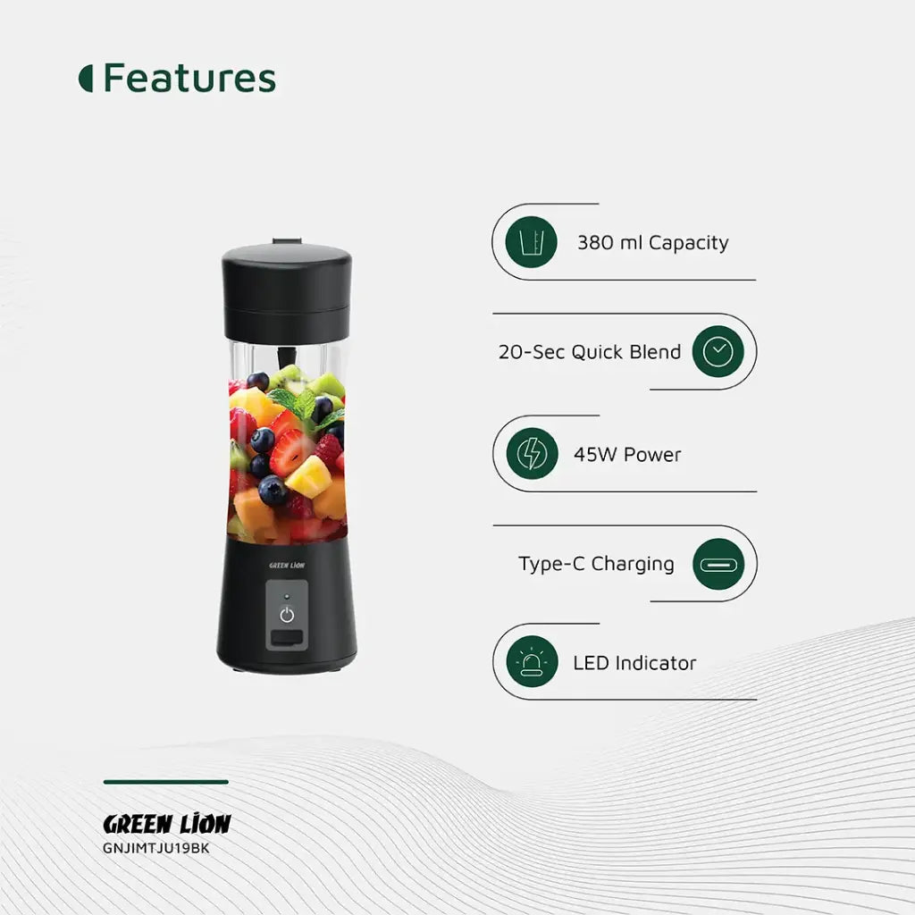 Green Lion Juice Mate Portable Juicer 380mL