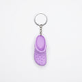 3D Printed Novelties – Keychain Mini Purple Crocs