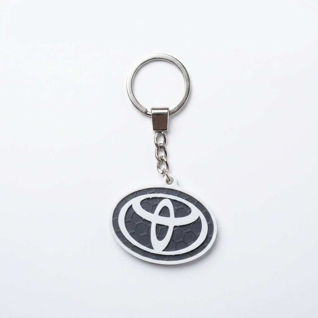 3D Printed Novelties – Keychain Toyota Car Logo