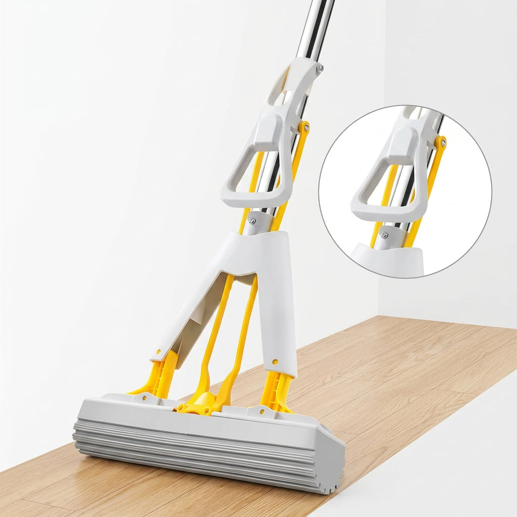 Self-Squeezing PVA Sponge Floor Mop