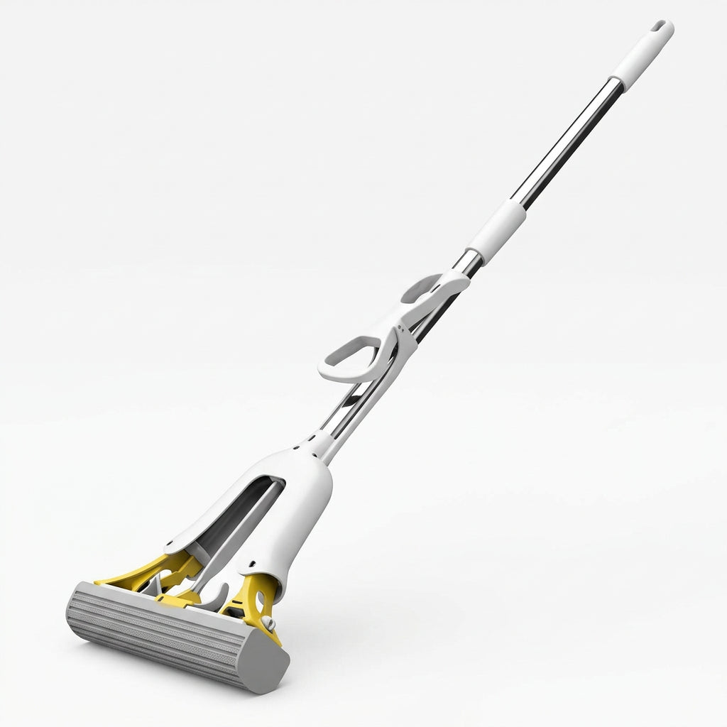 Self-Squeezing PVA Sponge Floor Mop
