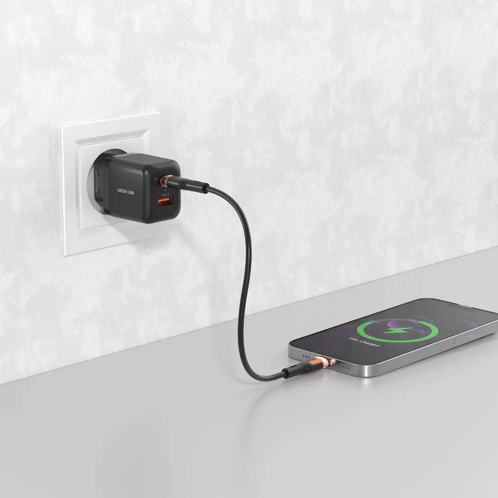 Green Lion Ultra Compact GaN Wall Charger EU Pin A+C 20W