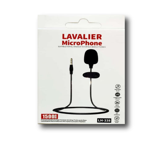 Lavalier 3.5mm LH-338 microphone 1.5m