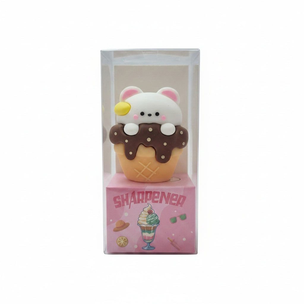 Cute Ice Cream Animal Pencil Sharpener