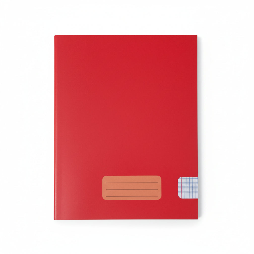 Small School Notebook 96 pages - square lines