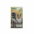 VGR Voyager V-225 Professional Pet Clipper – Heavy-Duty Cordless Dog & Cat Grooming Kit with Built-in LED Spotlight, 2-Speed Settings, and Smart Digital Display