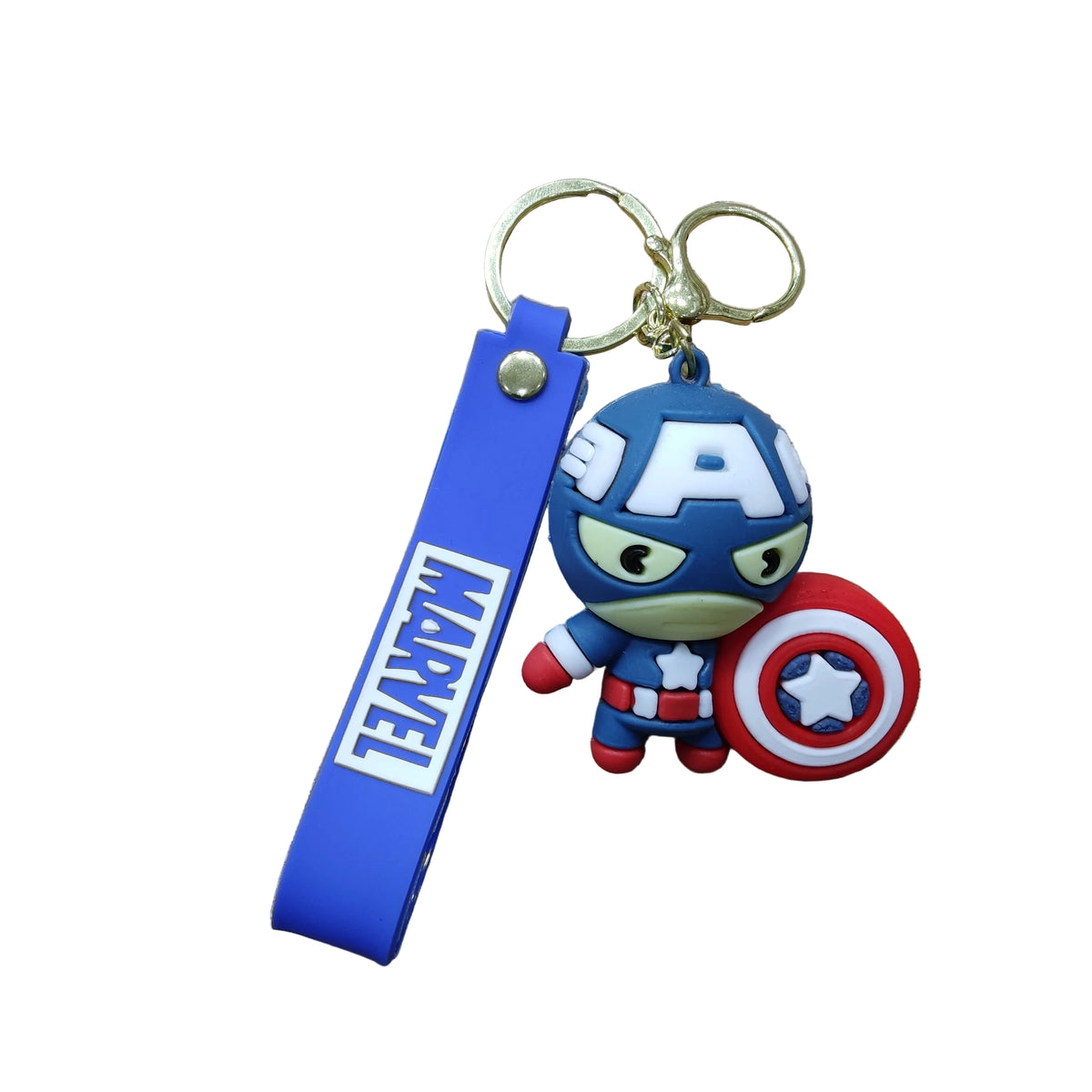 Cartoon Character Silicone Keychain