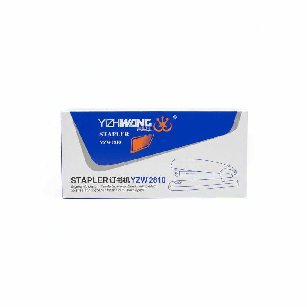 Yizhiwang Heavy-Duty Desktop Stapler – Ergonomic 25-Sheet Capacity Office Stapler (YZW 2810)