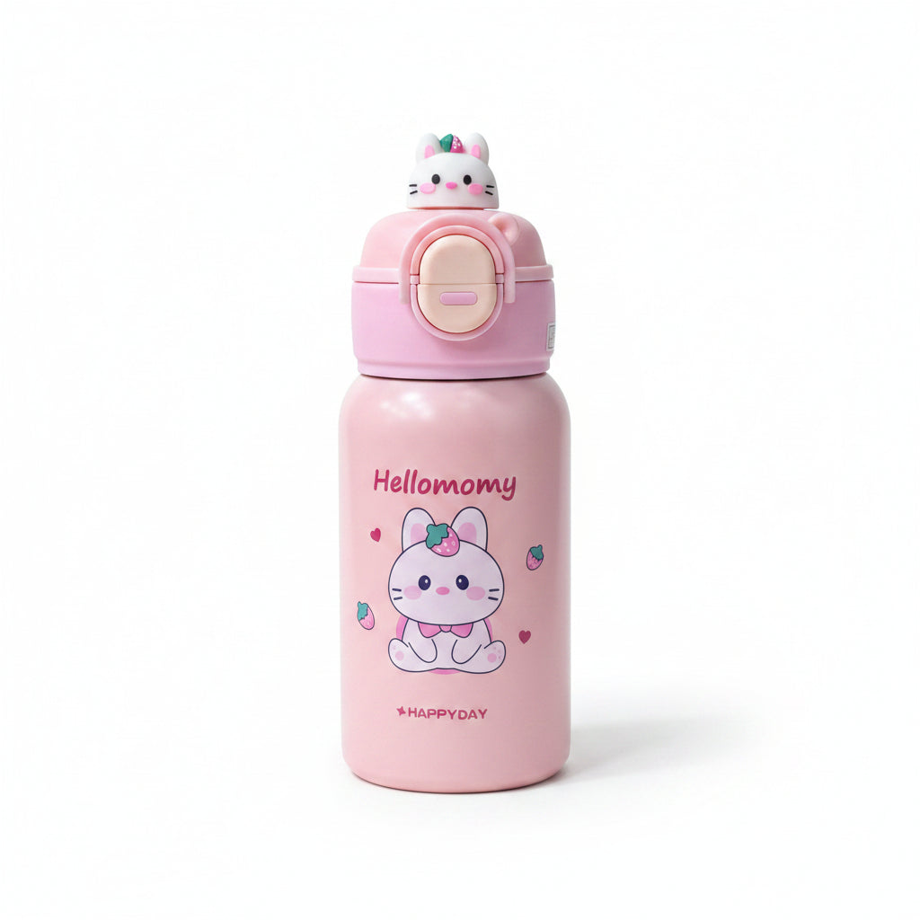 Happyday Kids Insulated Water Bottle 500ml - Pink