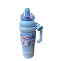 Stitch 960ml Kids Water Bottle with Straw & Carry Handle – Disney Character Design