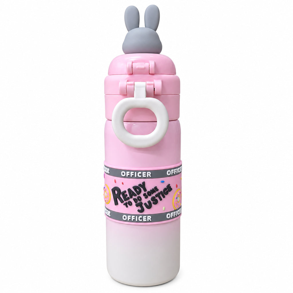 Disney Character 500ml Insulated Water Bottle with 3D Figurine Lid stainless steel