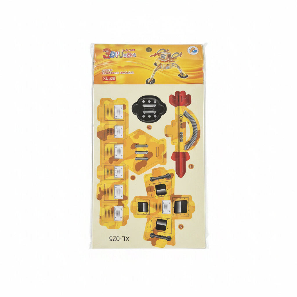DIY 3D Foam Puzzle Board Assortment. Educational Punch-Out Pop-Up Model Kits for Kids (Vehicles, Animals, & Architecture)