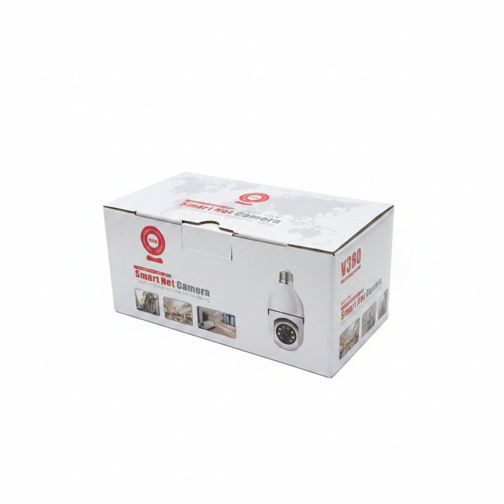 V380 Smart Net Camera Light Bulb Security System. Wireless 360° WiFi PTZ Home Surveillance Camera