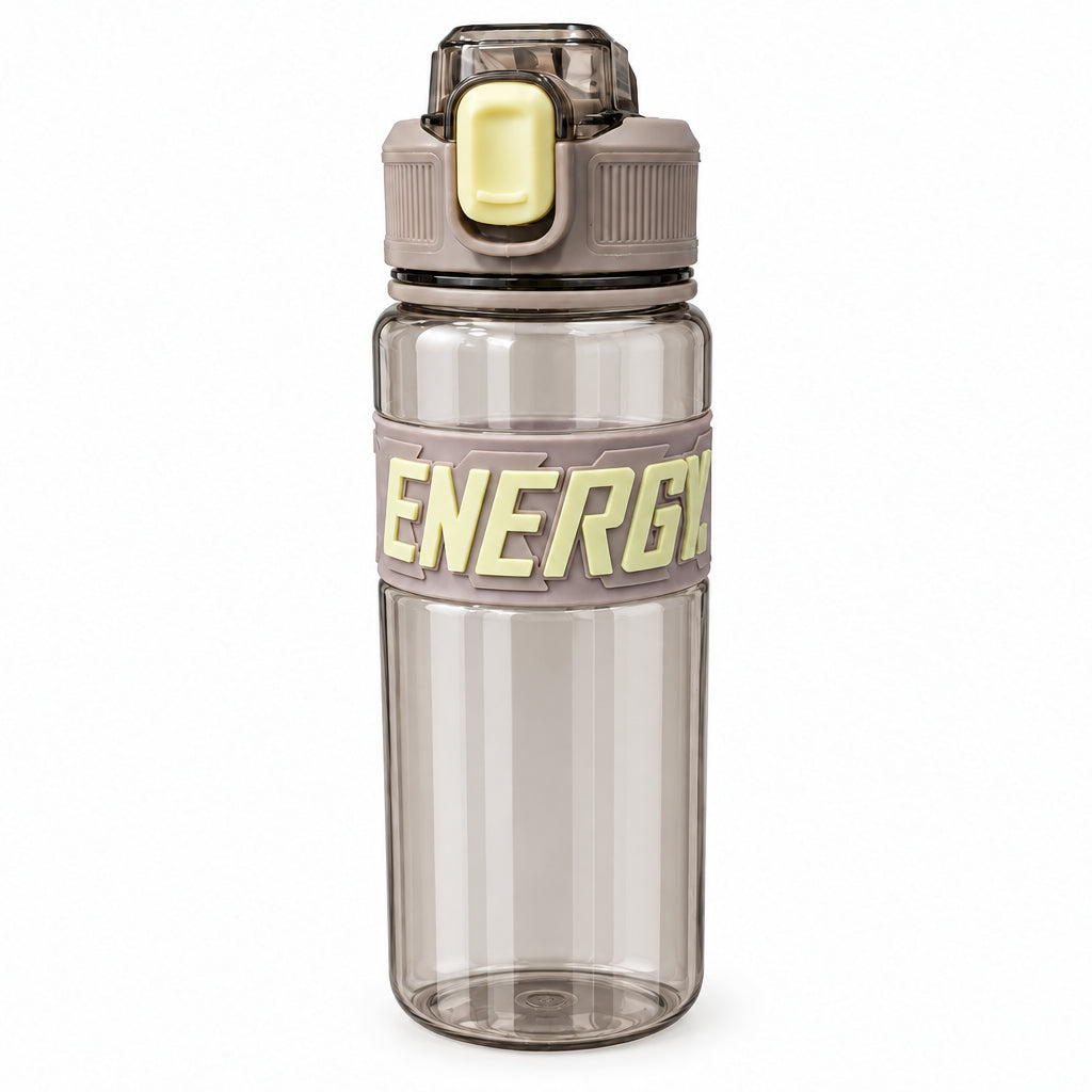 ST-YIBEN Energy 700ml Leak-Proof Sports Water Bottle - Gym, Fitness & Outdoor Hydration Bottle with Time/Volume Markers