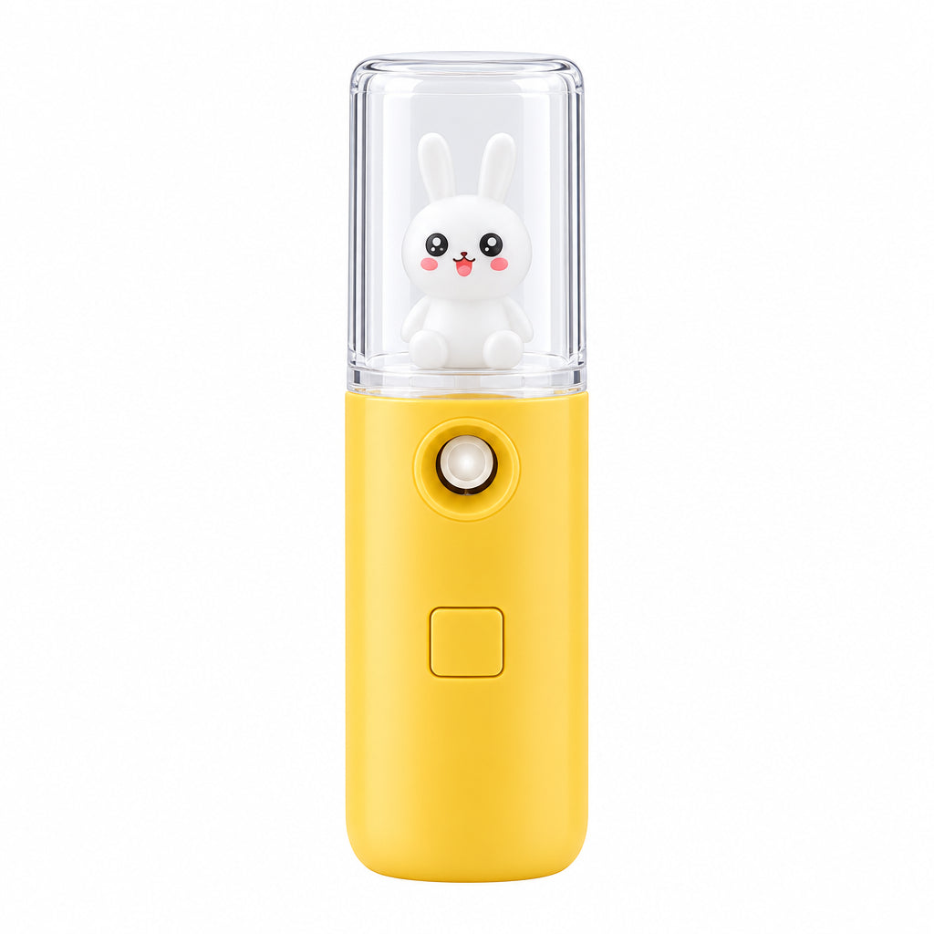 Cute Bunny Nano Facial Mister – Portable Mini Face Sprayer and Humidifier