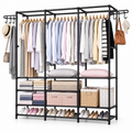 Walking Wardrobe – Multifunctional Clothes and Hats Integrated Rack (160x36x173cm)