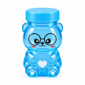 Cute Bear Mini Slime Container – Glitter Slime Toy in Animal Jar