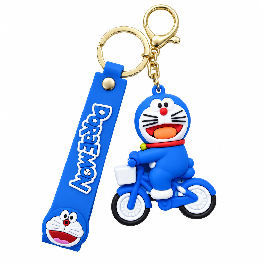 Cartoon Character Silicone Keychain