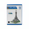 LBOYU Micro Brick Construction Series Eiffel Tower Model - 200-Piece Architecture Micro Building Blocks Toy, Collectible Landmark Display Set for Teens & Adults (Model 8400A)