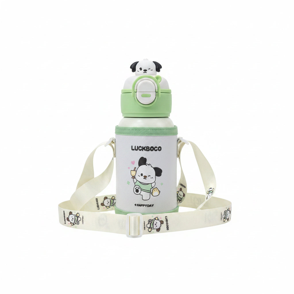 Happyday Kids Insulated Water Bottle 500ml - Light Green