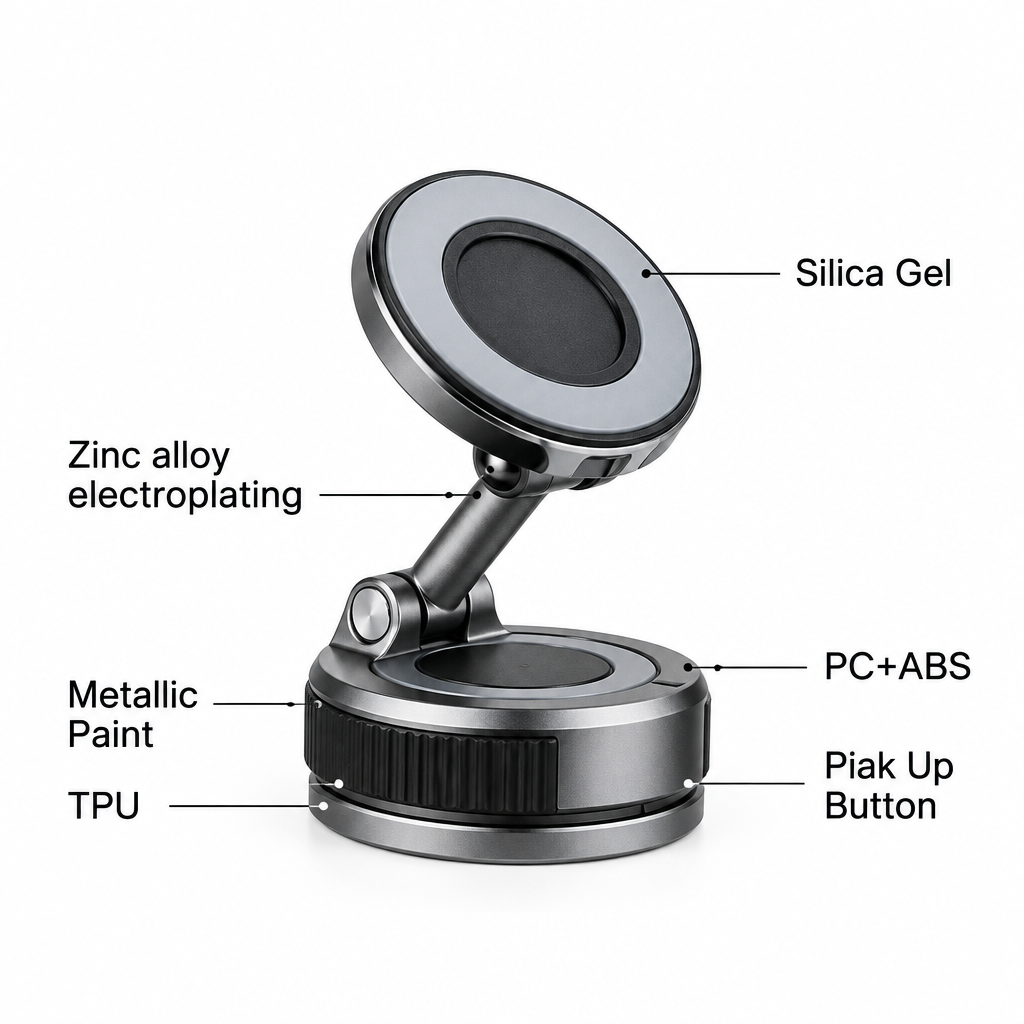 Samsung Vacuum Magnetic Phone Bracket – Foldable Multi-Angle Desk Stand magsafe
