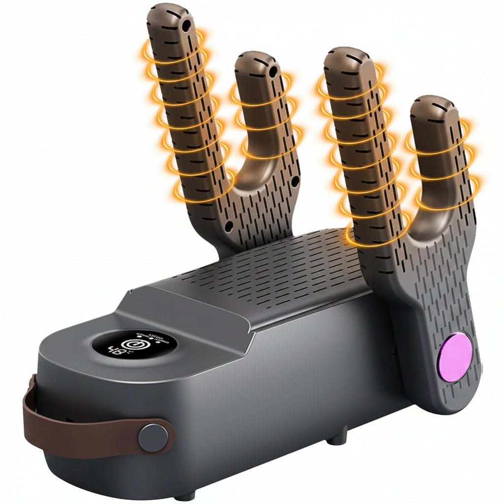 4 Arms Shoes Dryer with Timer and Antibacterial Function