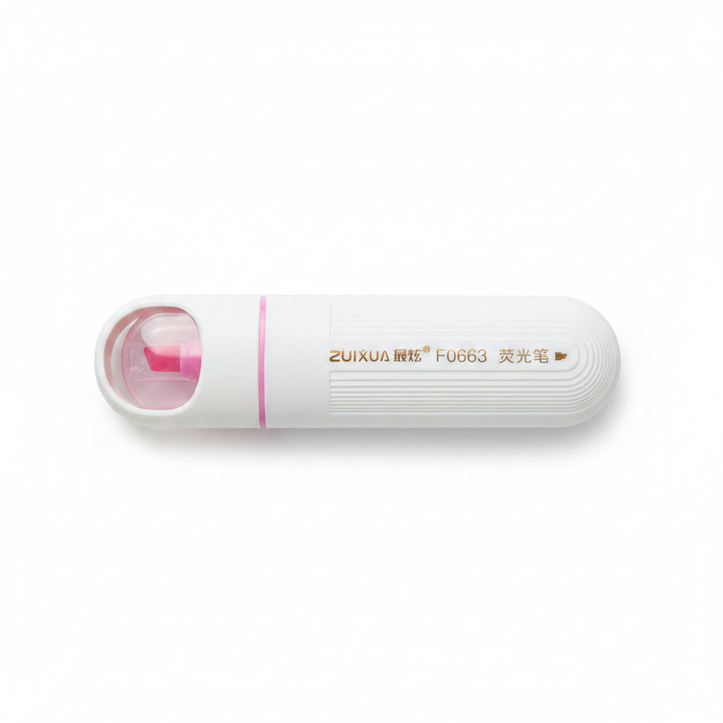 ZUIXUA F0663 Fluorescent Highlighter Pen - Pink