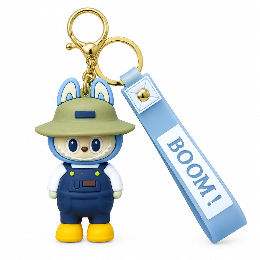 Cartoon Character Silicone Keychain