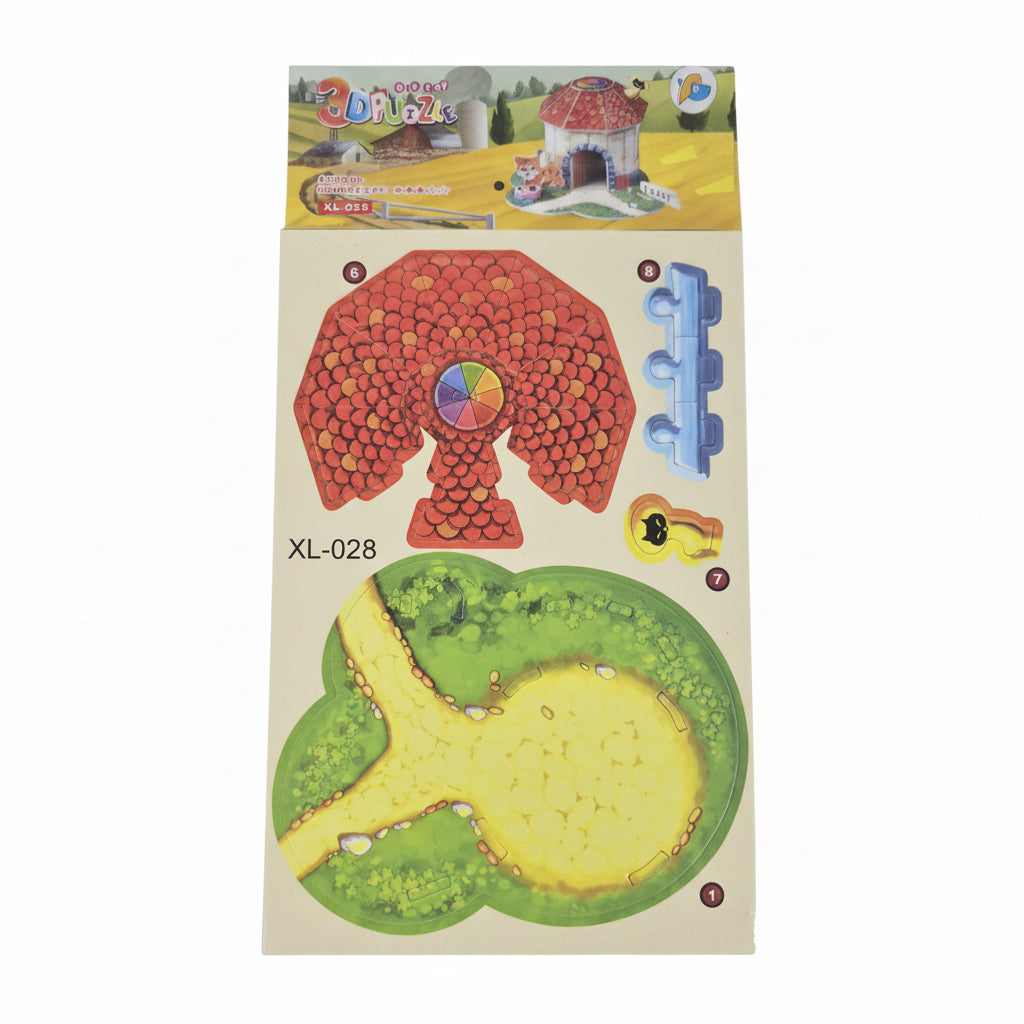 DIY 3D Foam Puzzle Board Assortment. Educational Punch-Out Pop-Up Model Kits for Kids (Vehicles, Animals, & Architecture)