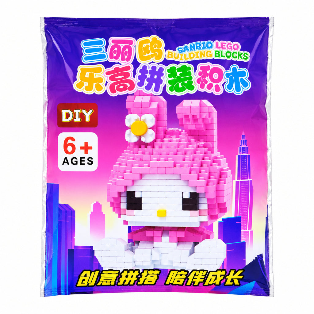 Sanrio Lego Building Blocks 6+ – DIY Character Construction Set