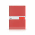 Display Book 10 Pockets Transparent Portfolio Folder - Red