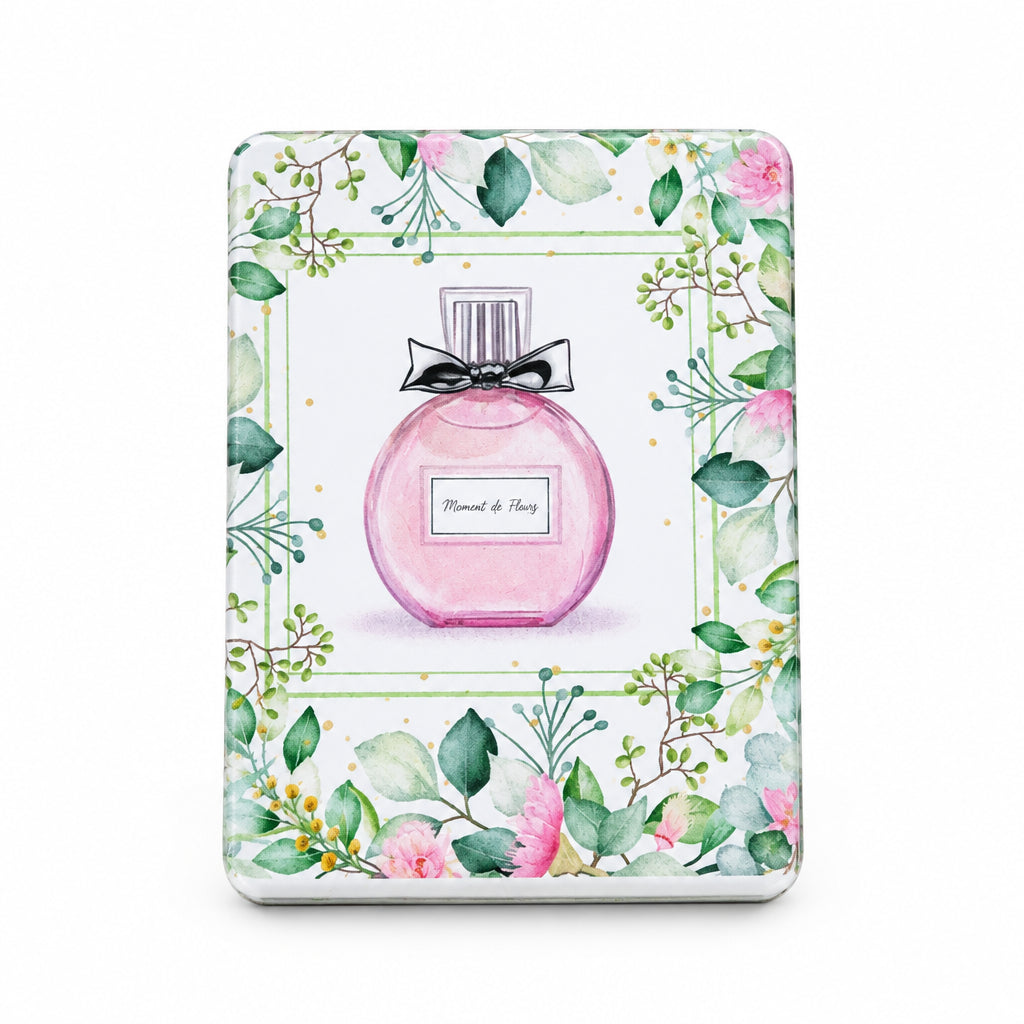 Compact Folding Pocket Mirror – Double-Sided Decorative Cosmetic Mirror