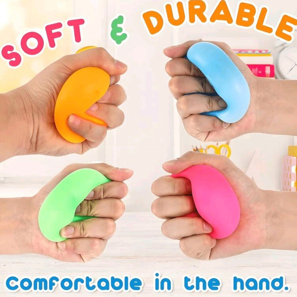 Colorful Mini Stress Relief Squishy Balls – Soft & Washable Sensory Fidget Toys