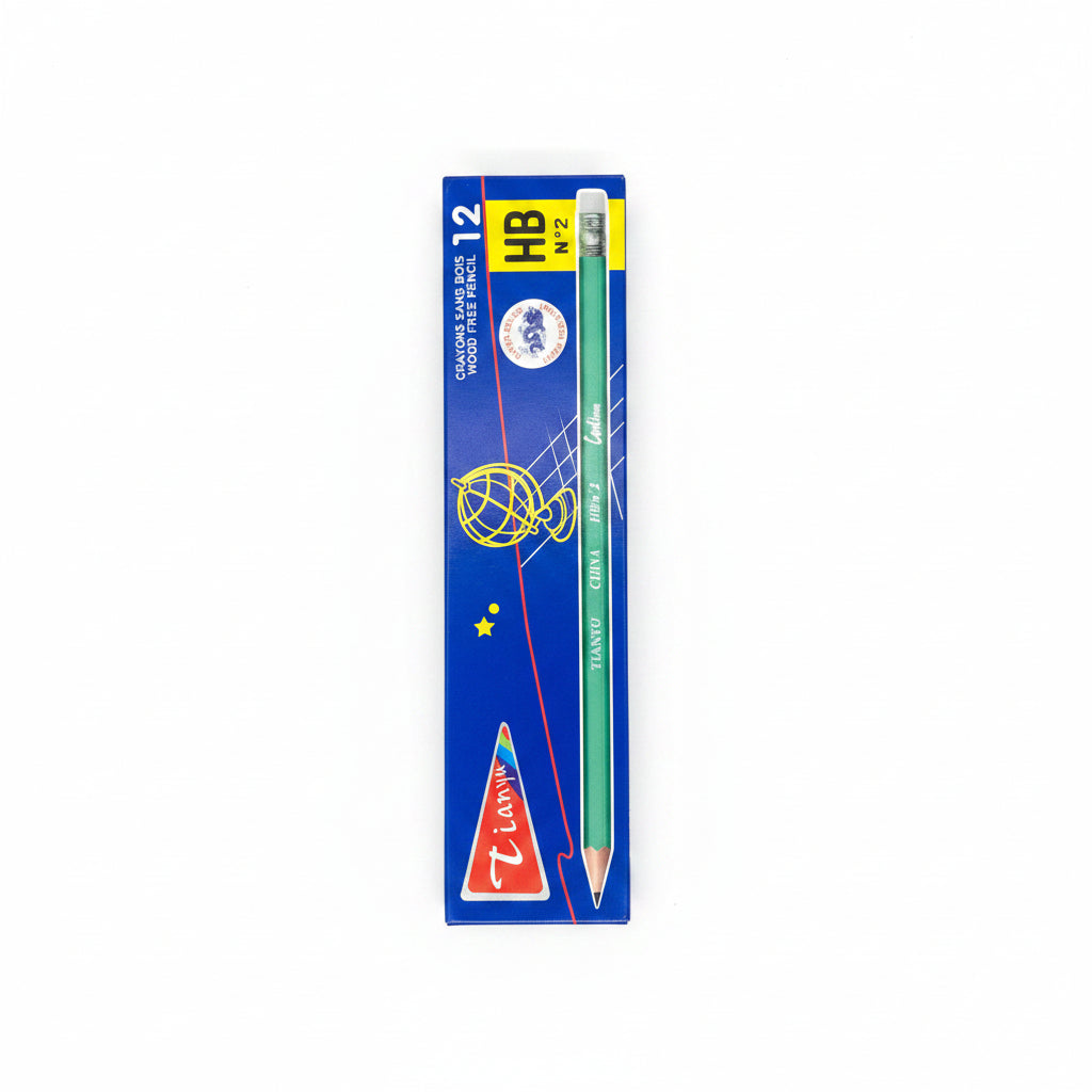 TIANYU Wood-Free HB No. 2 Pencil Set