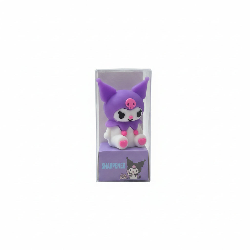Cute Cartoon & Paw Print Pencil Sharpener