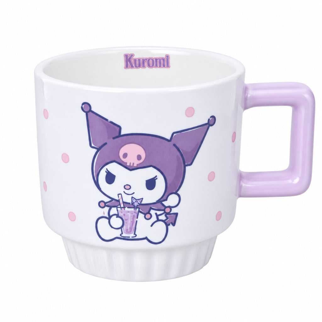 Sanrio Character Ceramic Mug – Hello Kitty & Kuromi Collection Glass cartoon cup