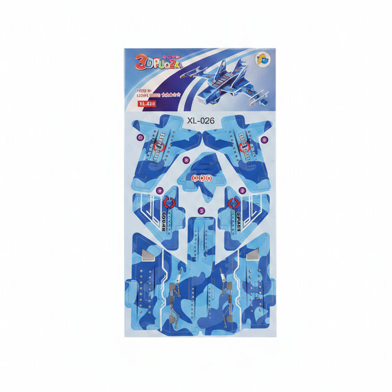 DIY 3D Foam Puzzle Board Assortment. Educational Punch-Out Pop-Up Model Kits for Kids (Vehicles, Animals, & Architecture)