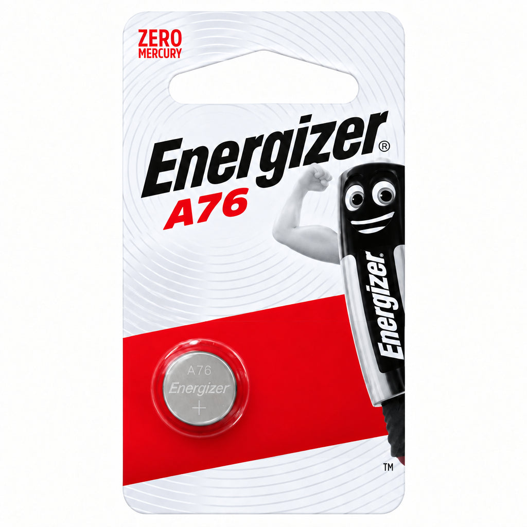 Energizer A76 1.5V Alkaline Button Cell Battery – Single Piece