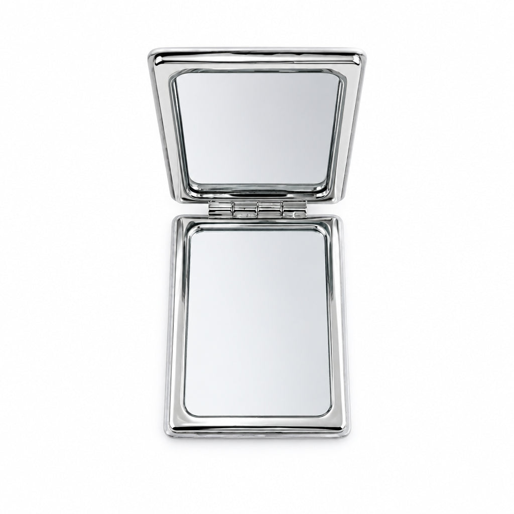 Compact Folding Pocket Mirror – Double-Sided Decorative Cosmetic Mirror