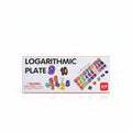 Wooden Logarithmic Plate Matching Board. Montessori Early Learning Number, Shape, & Fishing Counting Puzzle