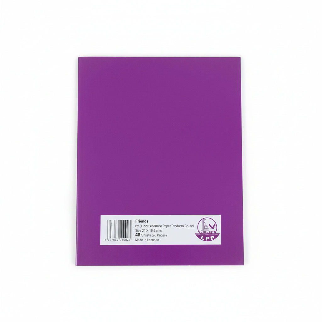 Small School Notebook 96 Pages - arabic lines